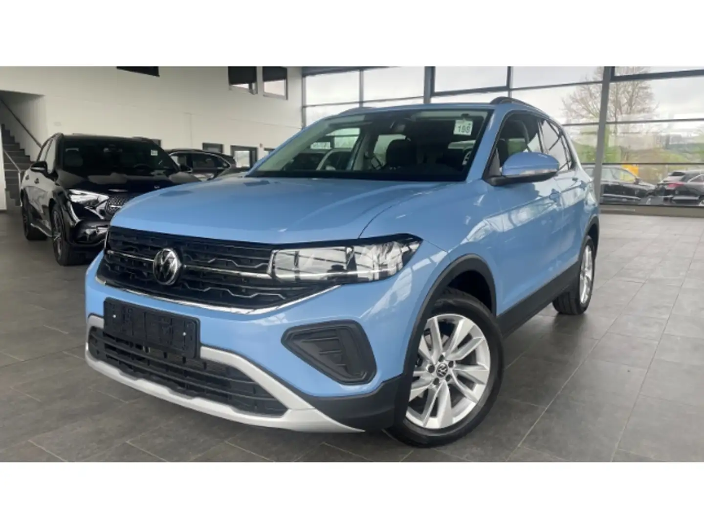 Volkswagen T-Cross 1.0 TSI Prime AHK Navi LED Kamera SitzHZG APP Conn Blau - 1