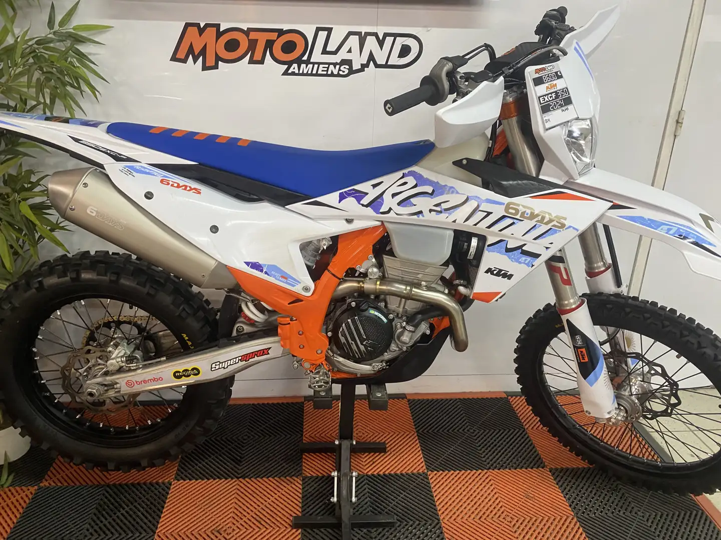 KTM 350 EXC Blanc - 1