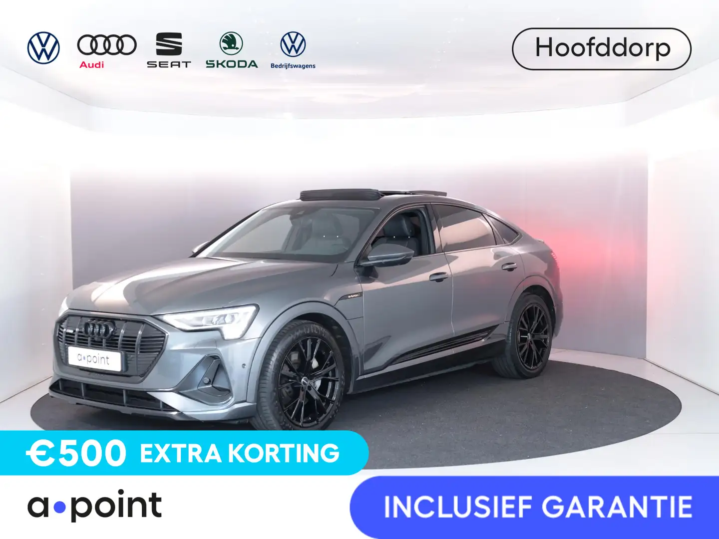 Audi e-tron Sportback 55 quattro S edition 95 kWh 408pk | Pano Grijs - 1