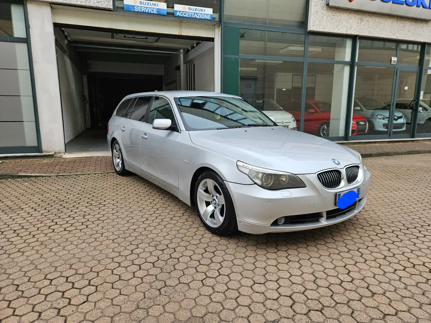BMW 530 Serie 5 Touring 530d Touring Futura c/pelle 231cv Argento - 2