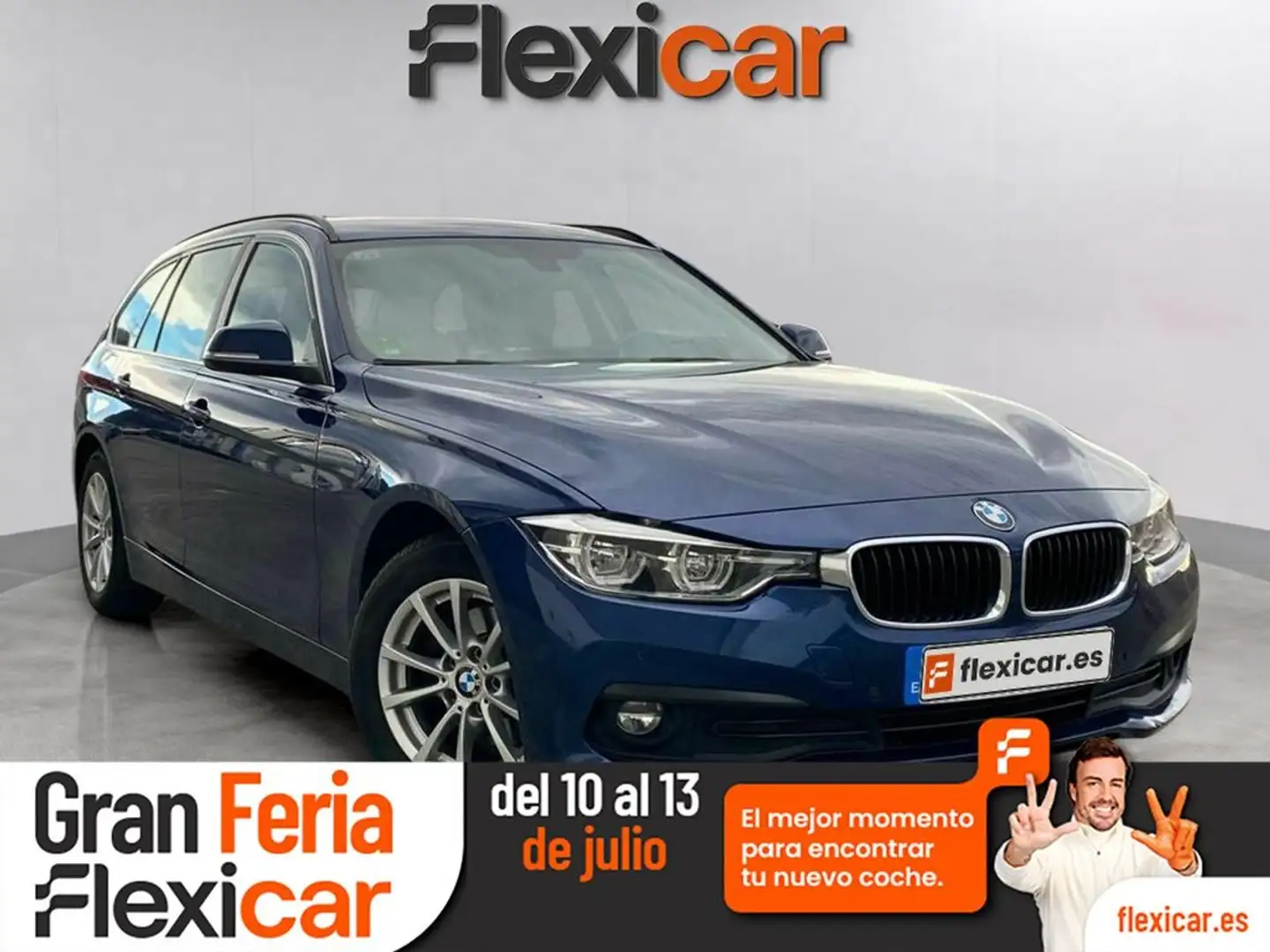 BMW 318 318d Touring Azul - 1