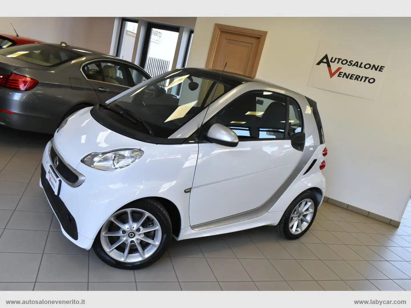 smart forTwo 1000 52 kW MHD coupé passion Blanc - 1