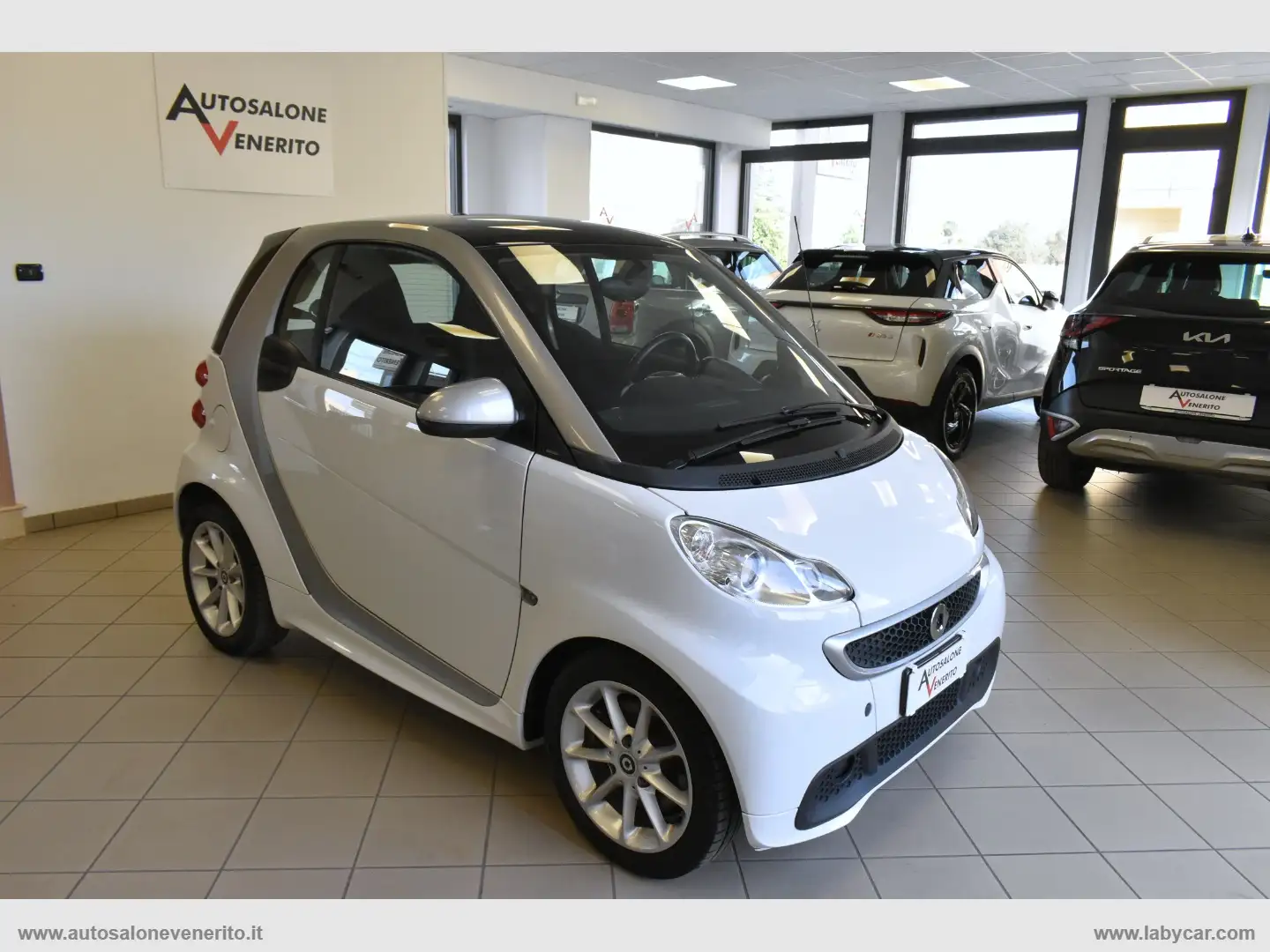 smart forTwo 1000 52 kW MHD coupé passion Blanc - 2