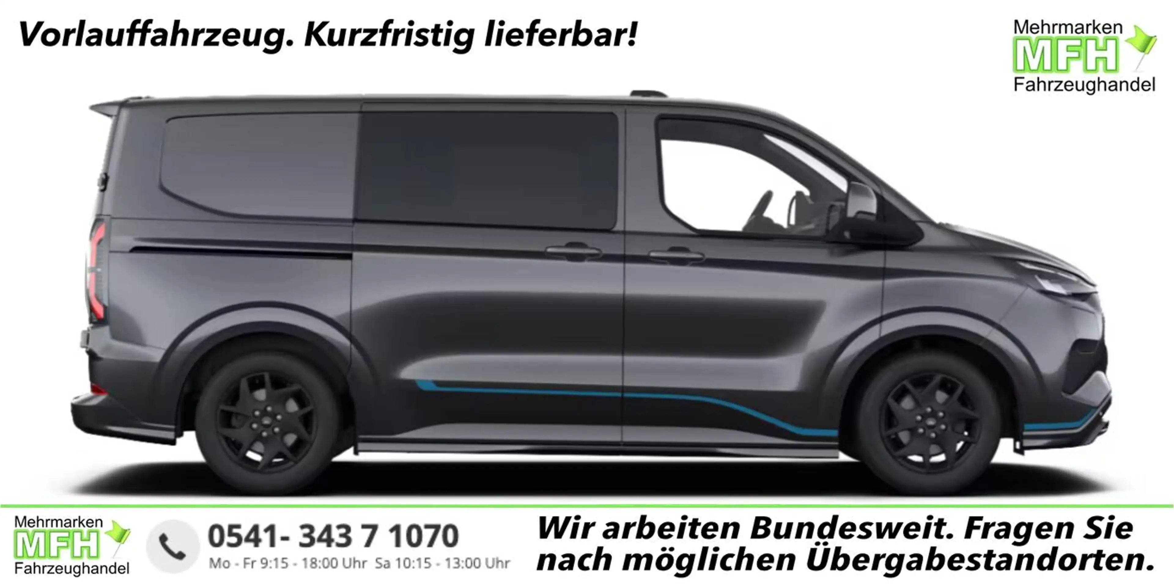 Ford E-Transit Custom Sport DCiV 71kWh L1 AHK LED SHZ 160 kW (...