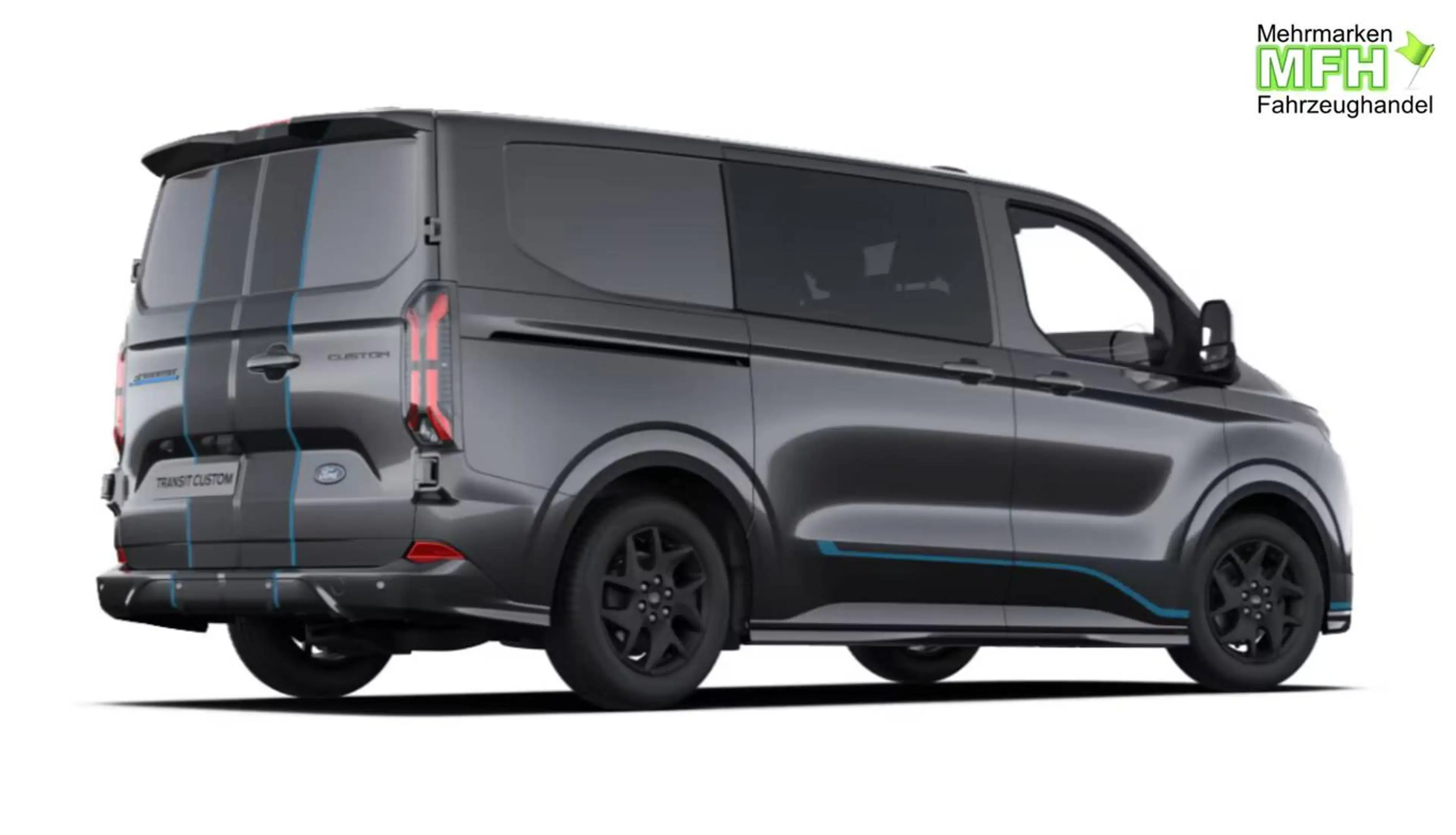 Ford E-Transit Custom Sport DCiV 71kWh L1 AHK LED SHZ 160 kW (... — photo 2