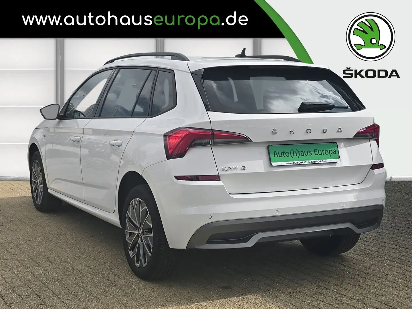 Skoda Kamiq 1.0 DSG TSI Tour KlimaA SmartLink SHZ Beheizb.FS L Weiß - 2