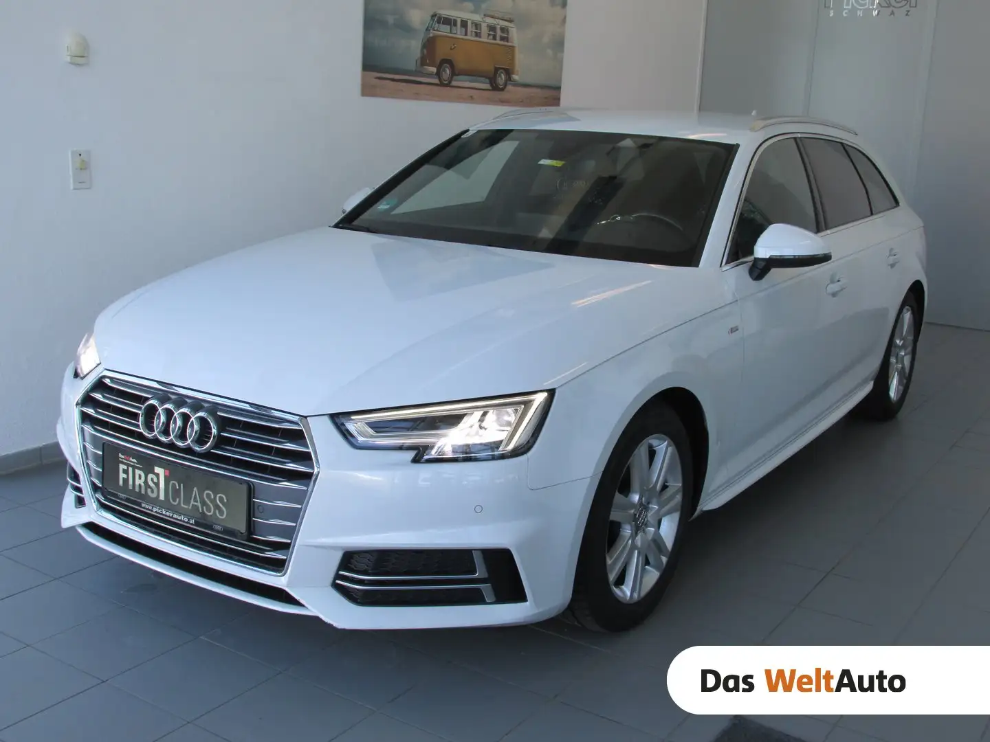 Audi A4 2.0 TDI Sport Weiß - 1
