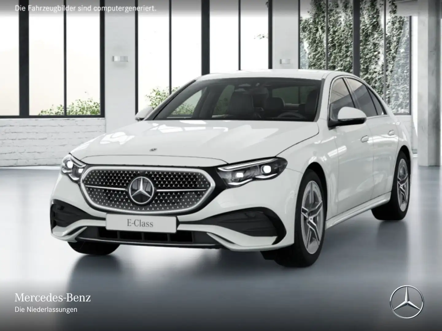 Mercedes-Benz E 200 AMG 360° Distr. Spurhalt-Ass Totwinkel PTS Weiß - 2