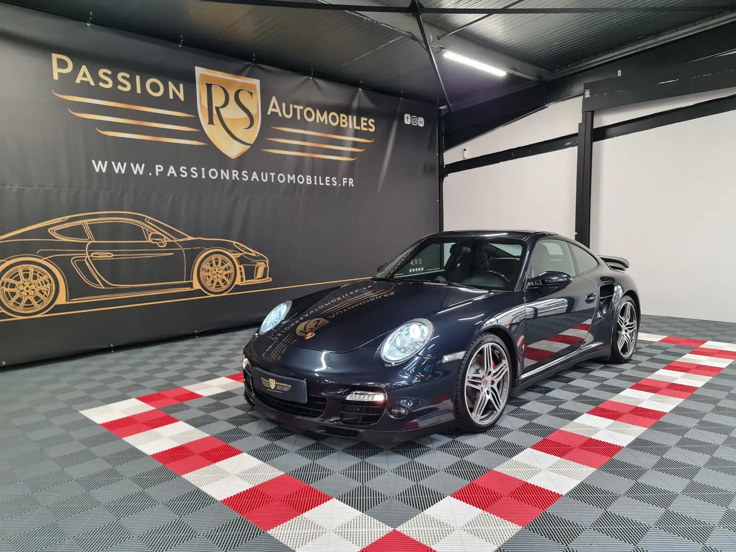 Porsche 911 997.1 TURBO 3.6L 480 CV Gris - 1