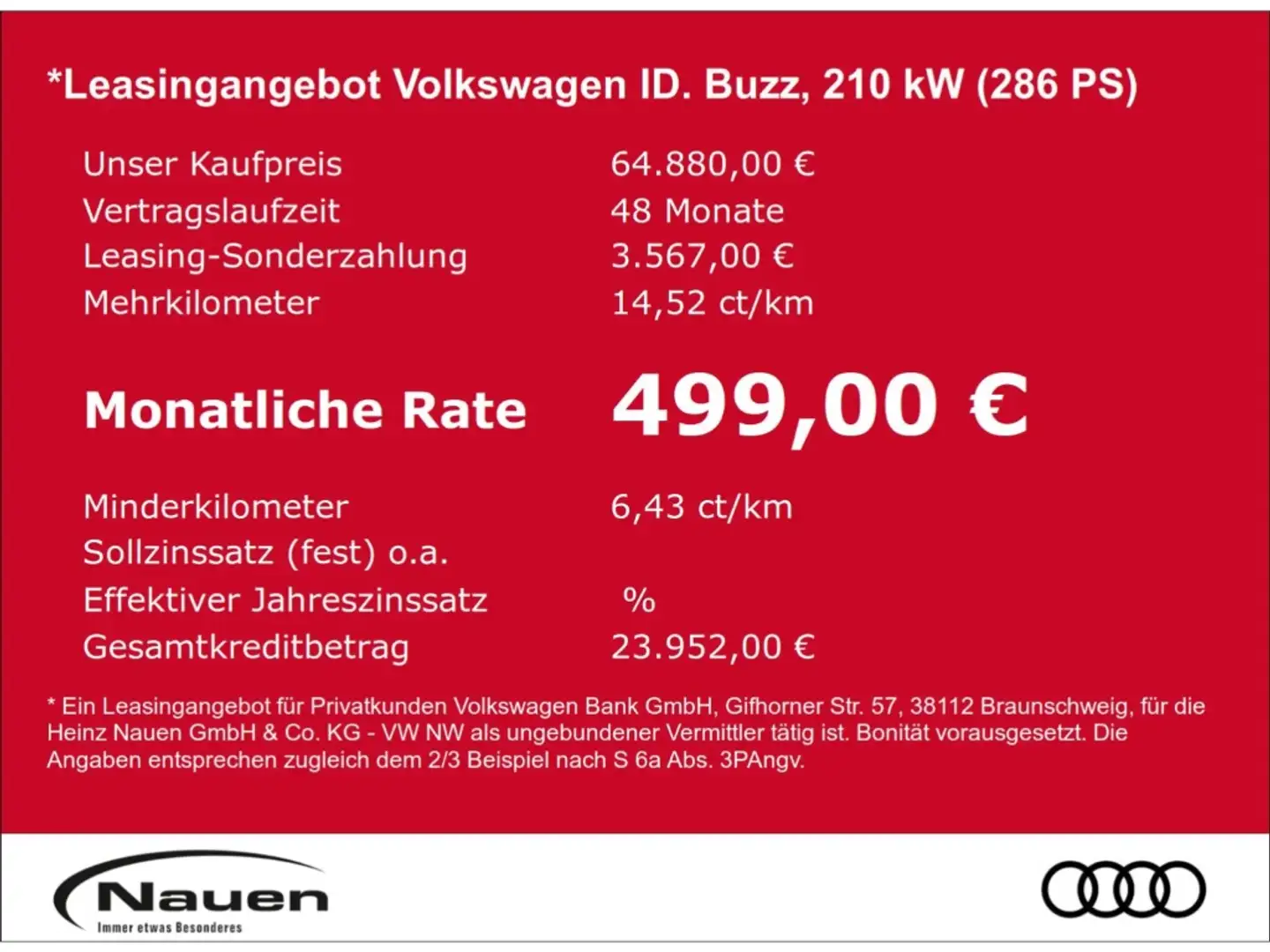 Volkswagen ID. Buzz Bus 210 kW Pro Goal 210KW Aktionsfahrzeug Azul - 2