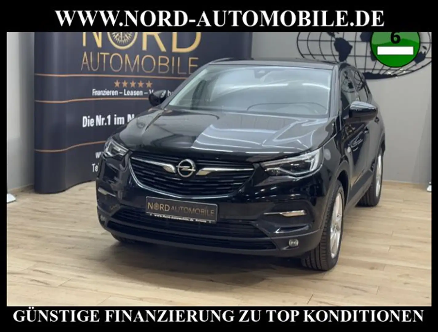 Opel Grandland X 1.5 D BUSINESS*AHK*PANO*18Z*LED* Schwarz - 1