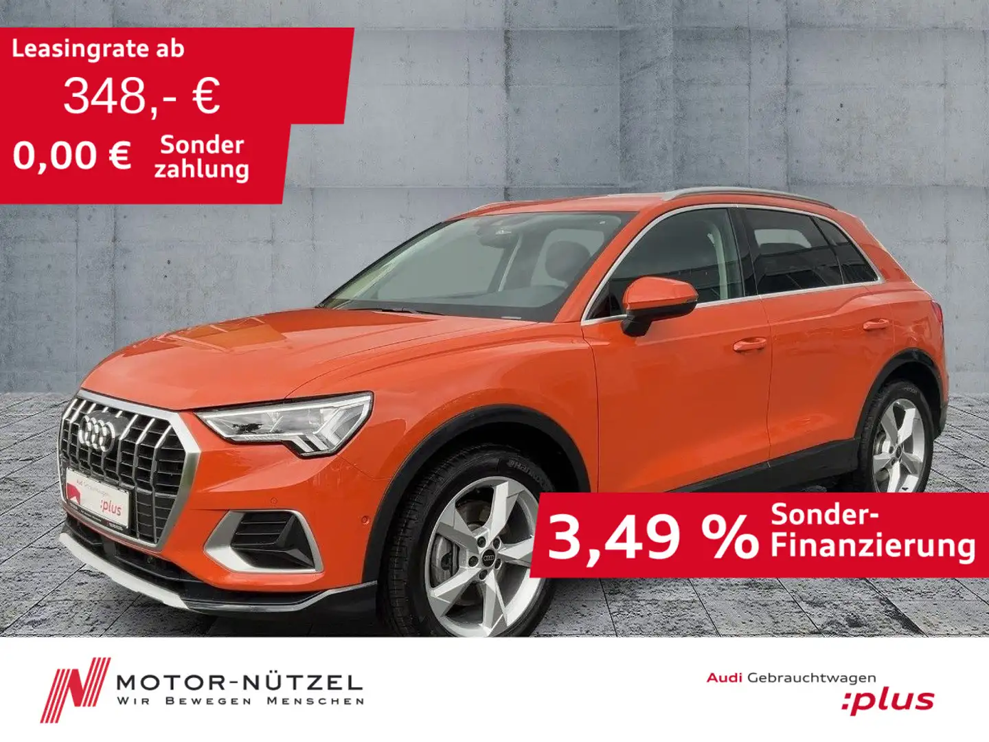 Audi Q3 40 TFSI QU S-TR ADVANCED LED+NAV +PDC+ACC+AHK Orange - 1