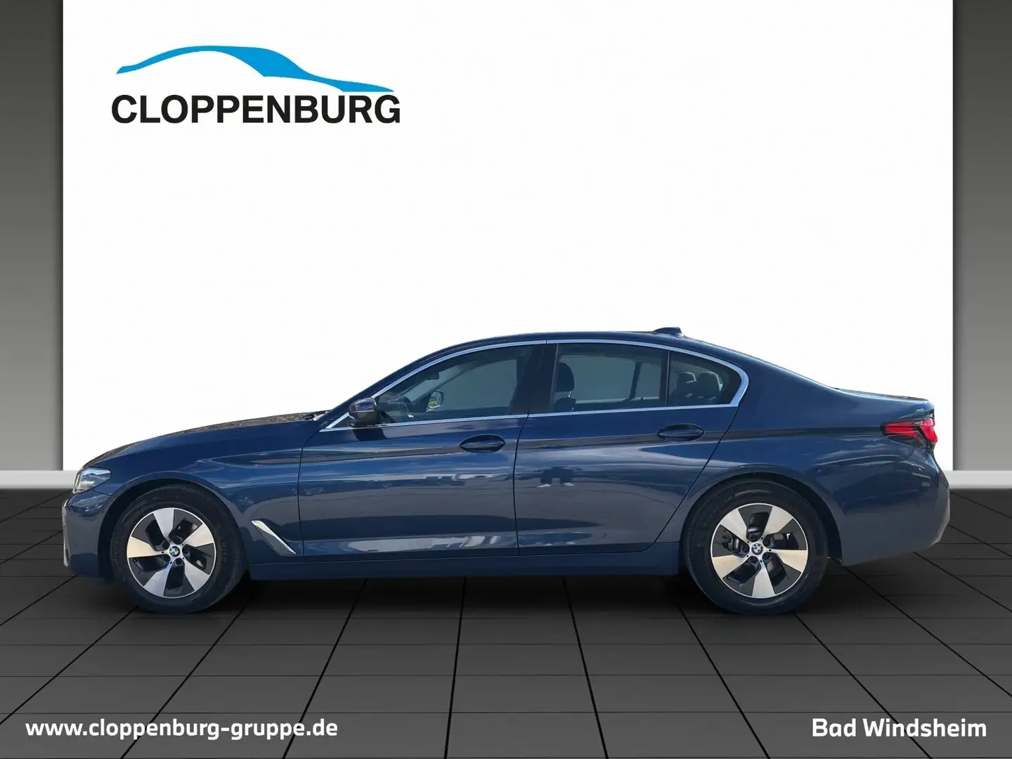 BMW 520 d AHK+StHz+Navi+SHZ+HiFi+Fernl.Ass+Klimaaut. Blau - 2