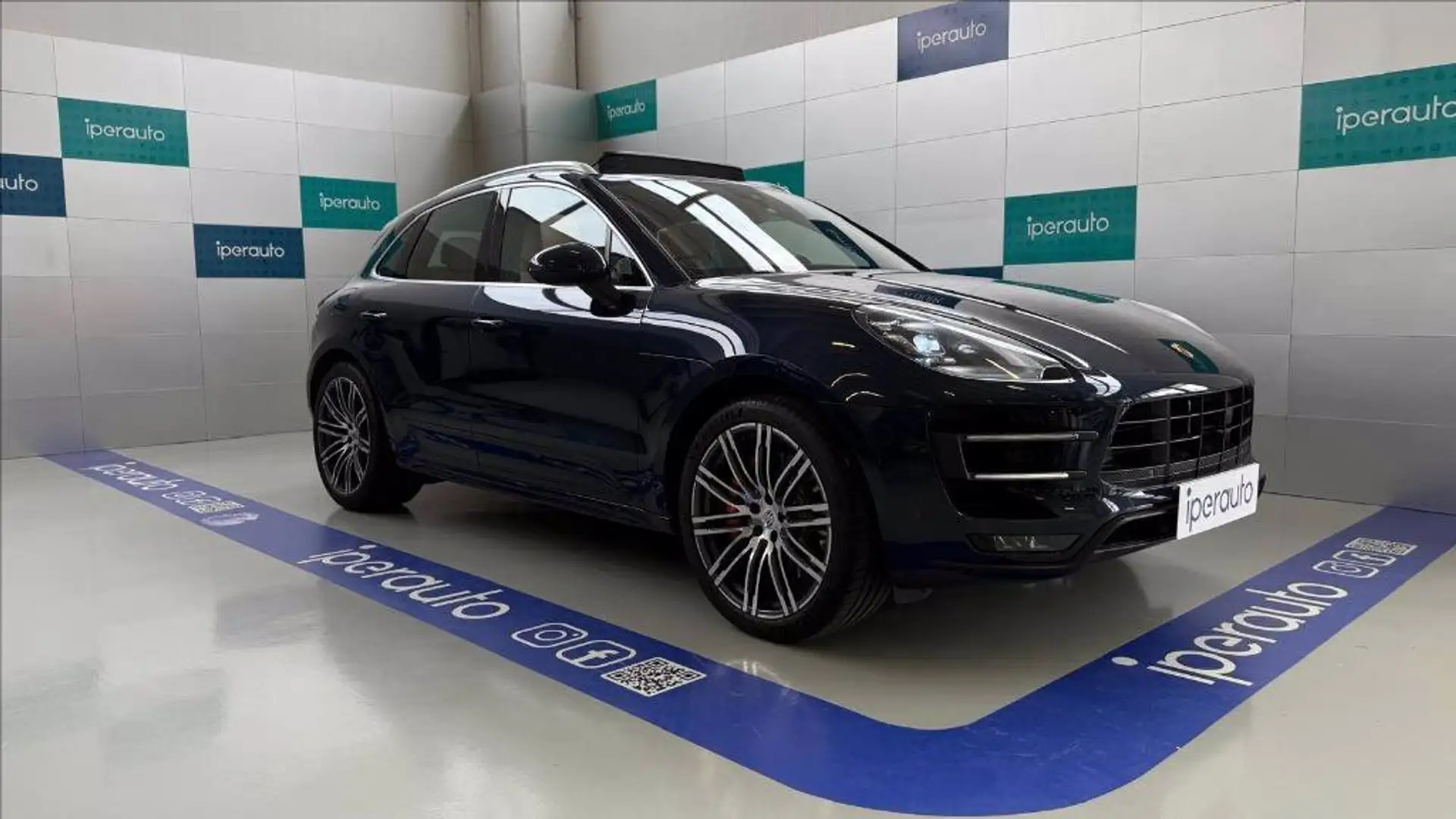Porsche Macan 3.6 turbo performance 440cv pdk Blauw - 1