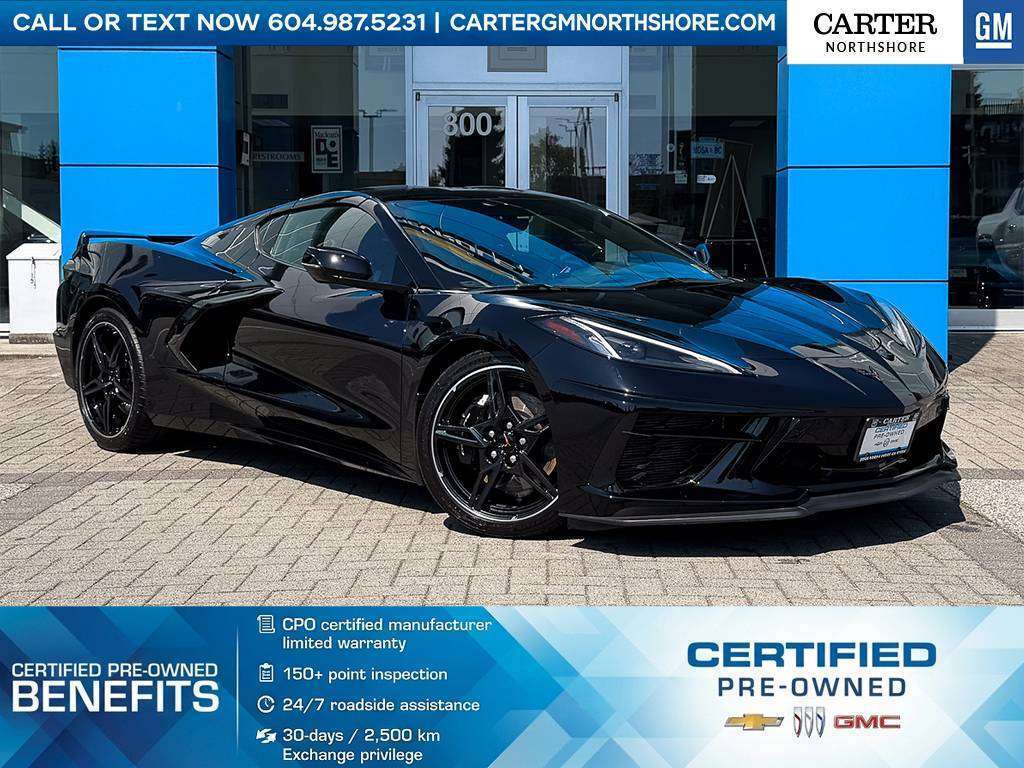 Black 2020 Chevrolet Corvette Coupe Rear-Wheel Drive 8-Speed Automatic