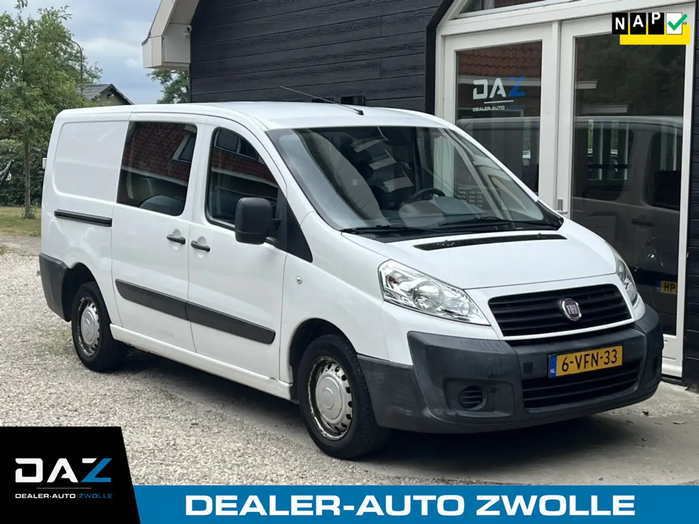 Fiat Scudo 12 1.6 MultiJet LH1 DC 6 persoons/Youngtimer! Wit - 1