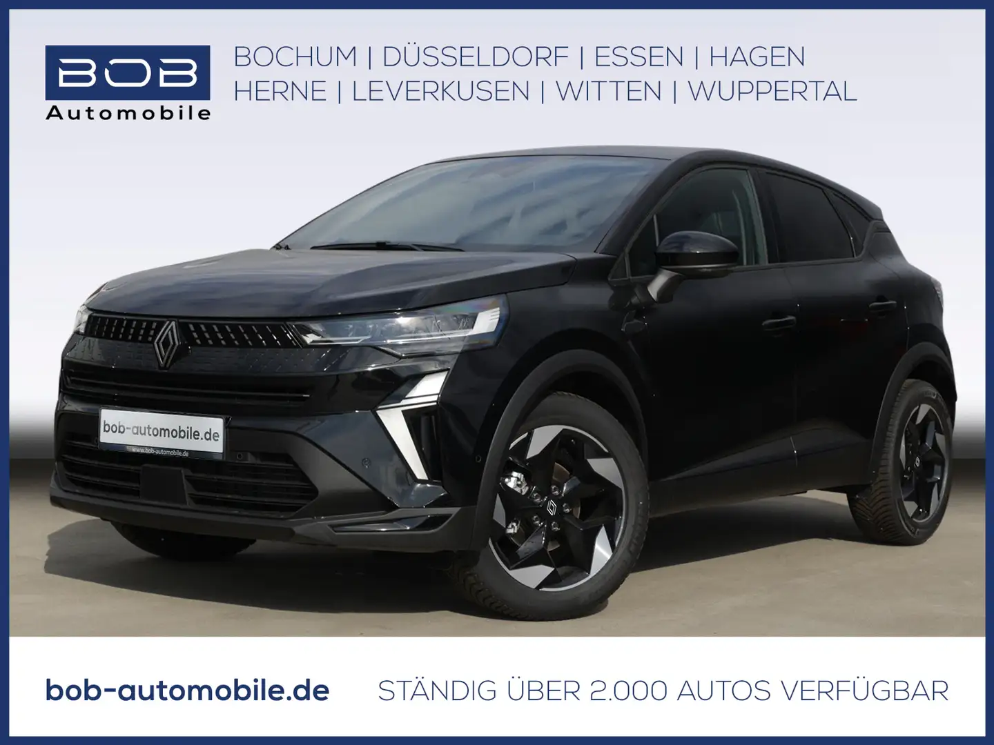 Renault Captur Techno Mild Hybrid 140 NAVI PDC SHZ Schwarz - 1