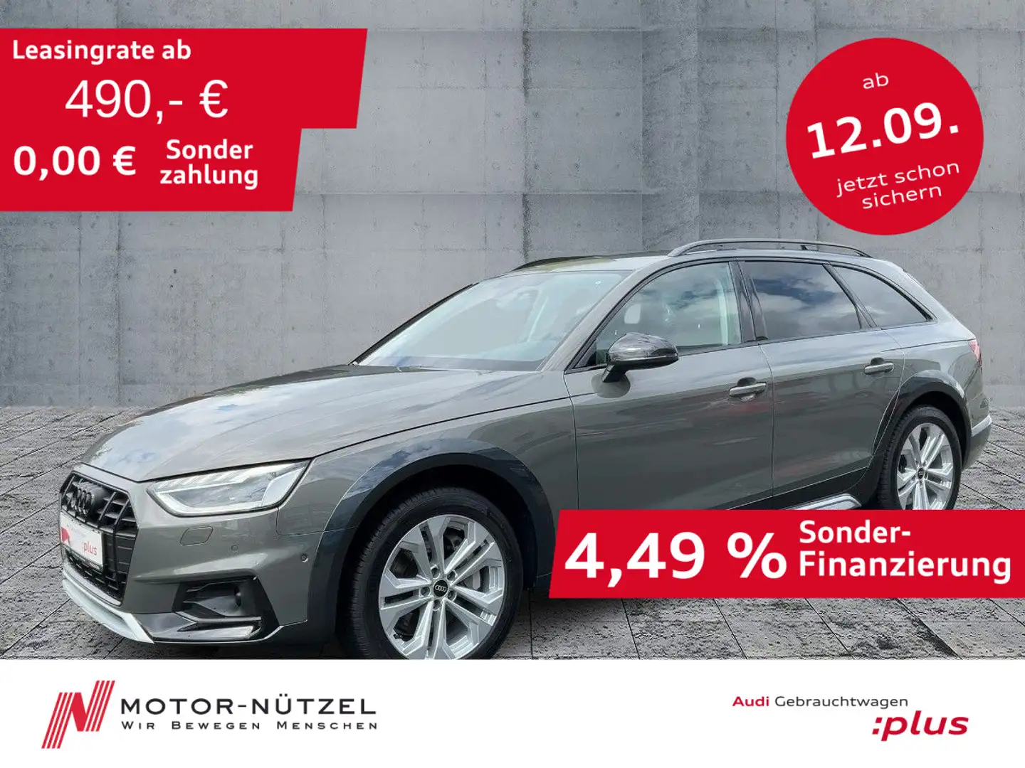 Audi A4 allroad A4 allroad 45 TFSI QU S-TR LED+NAVI+RFK+ACC+AHK Gris - 1