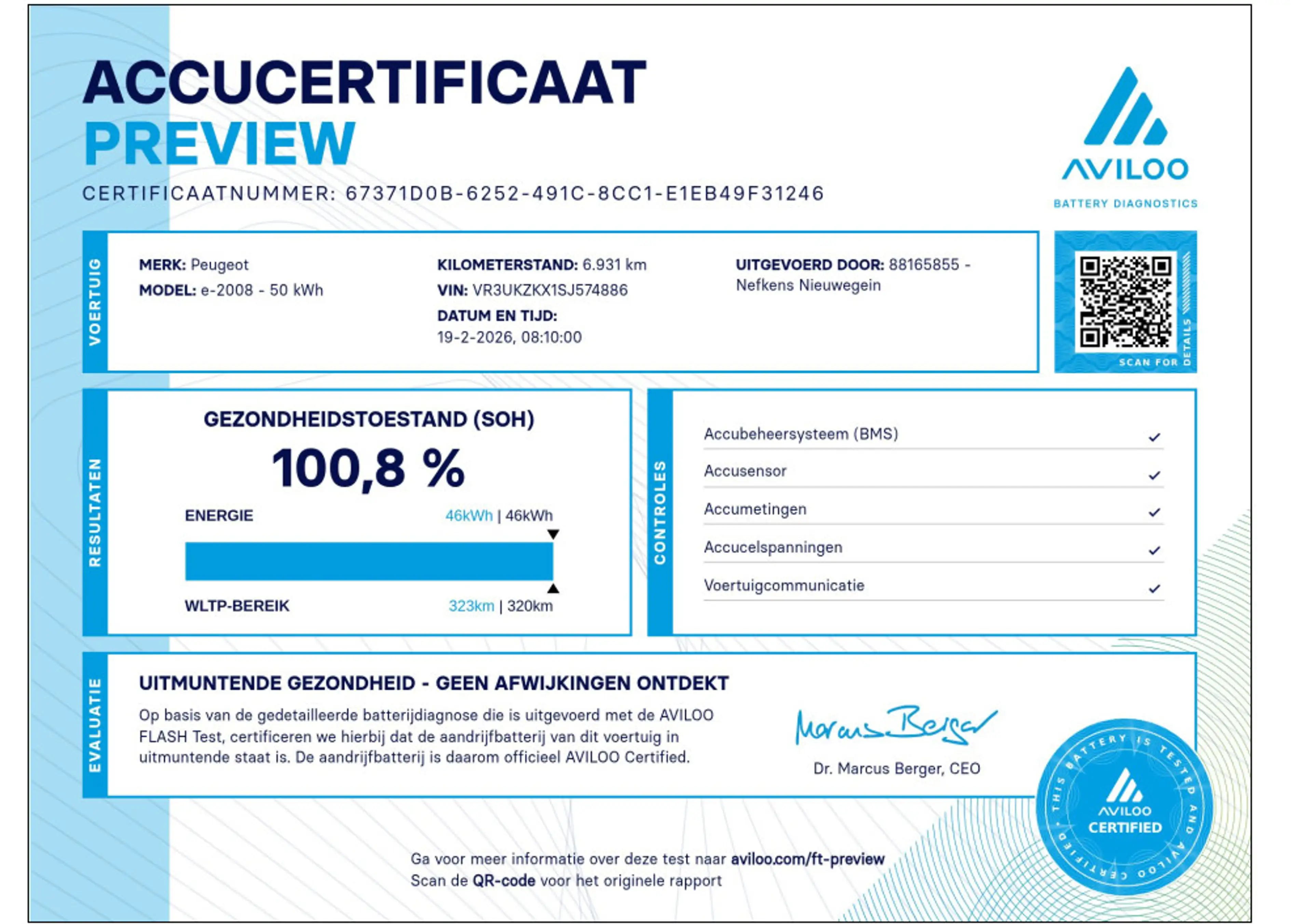 Peugeot e-2008 SUV EV Allure 50 kWh 136pk | Accu 100% | Navigatie — photo 5
