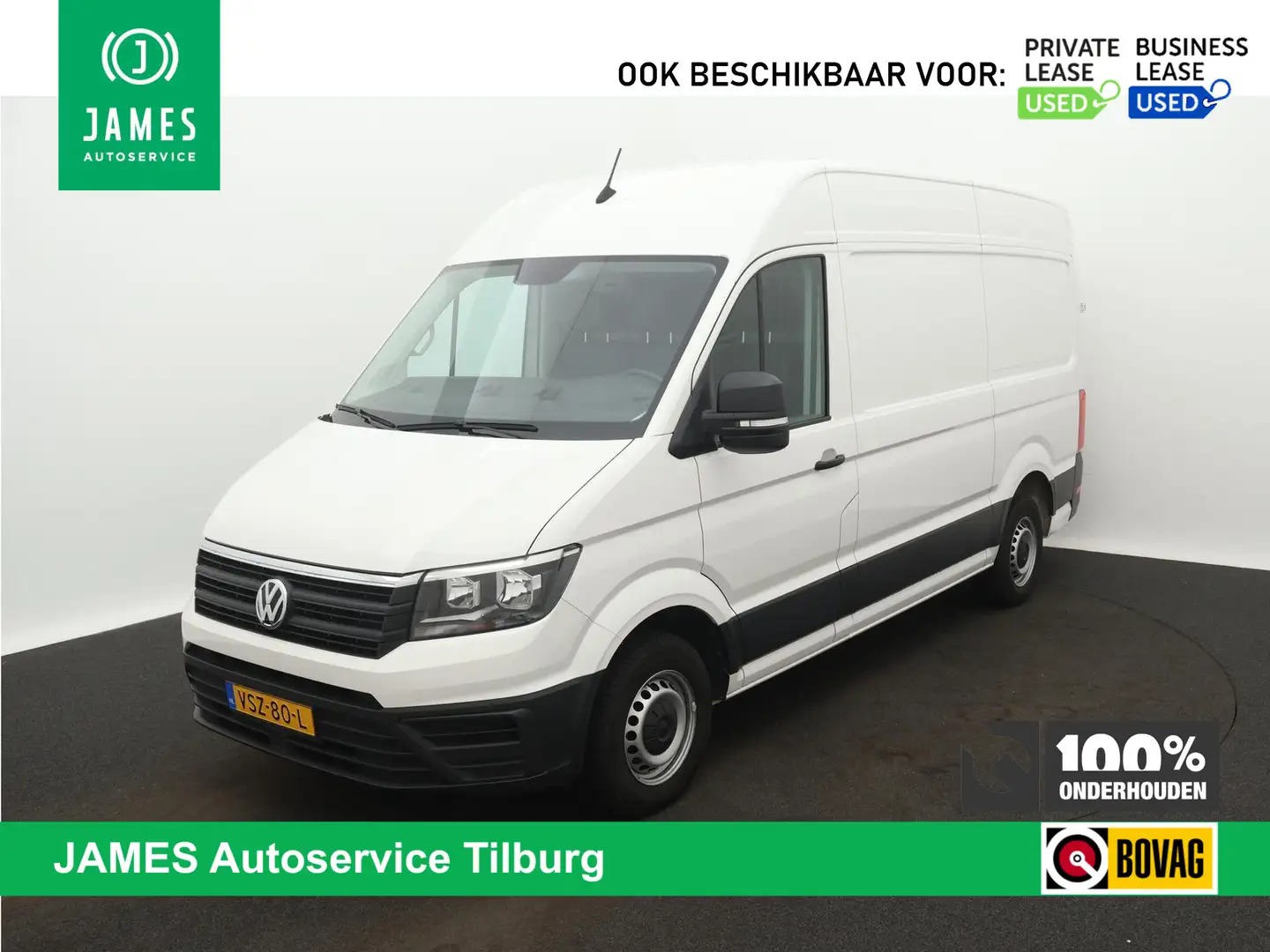 Volkswagen Crafter 30 2.0 TDI L3H3 TREKHAAK NAVI Wit - 1