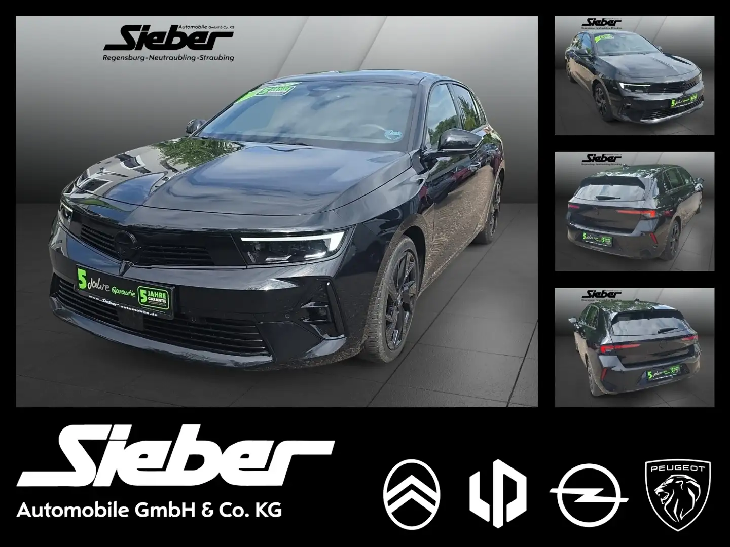 Opel Astra L 1.2 Turbo GS *Navi*Sitzheizung*LED* Schwarz - 1