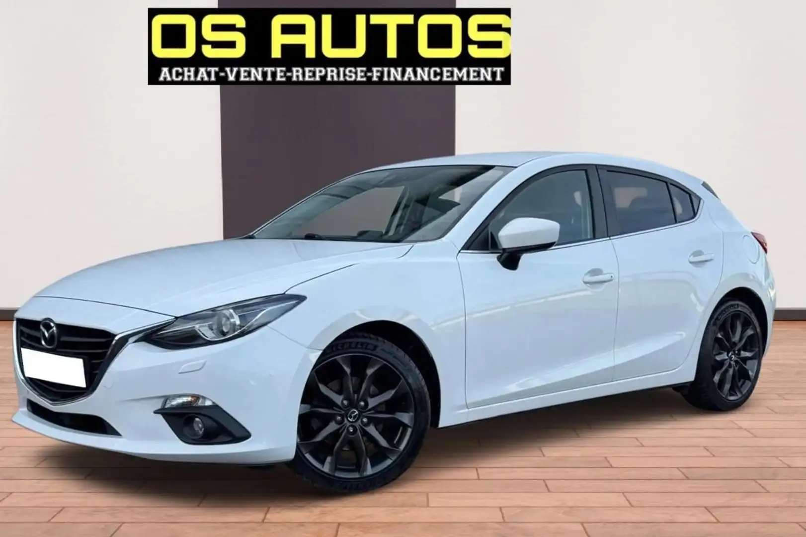 Mazda 3 1.5 SKYACTIV-D 105 DYNAMIQUE + CAMERA (5 cv) Turbo - BVM6 -2016 Blanc - 1