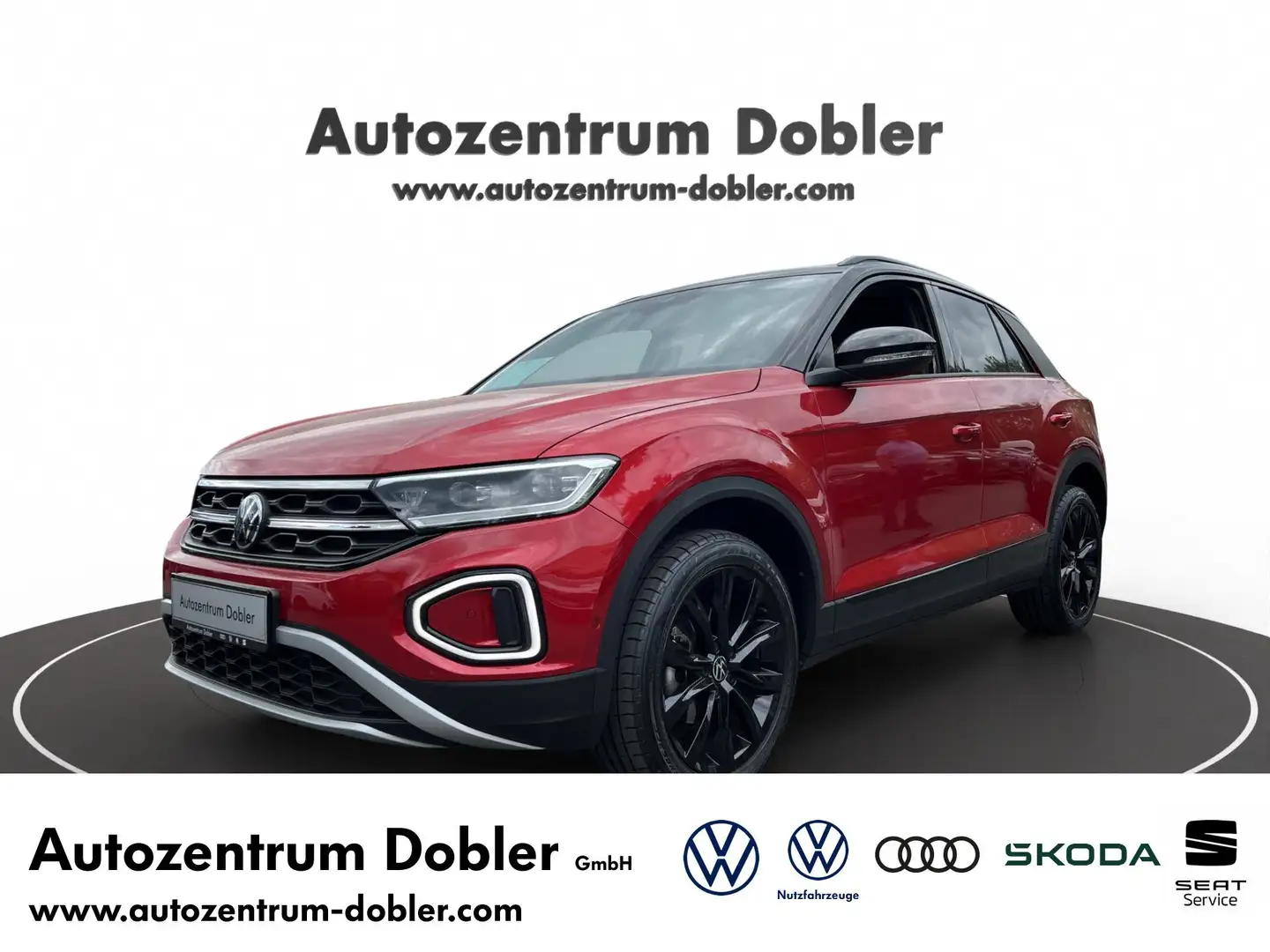 Volkswagen T-Roc 1.5 TSI DSG Style AHK Black Style Navi LED Rosso - 1