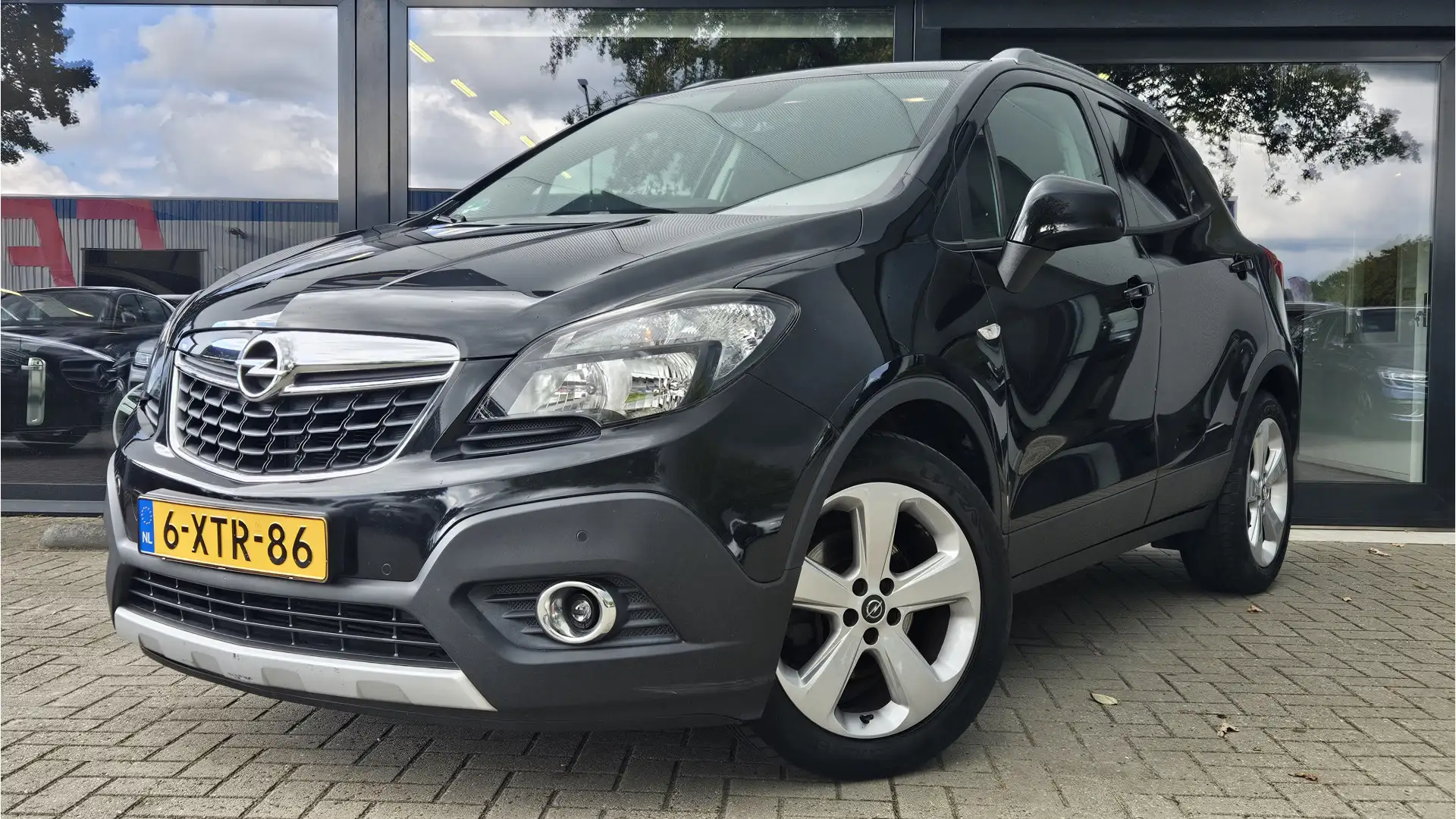 Opel Mokka 1.4 T Edition + NAVIGATIE + KLIMA + LM VELGEN Zwart - 1