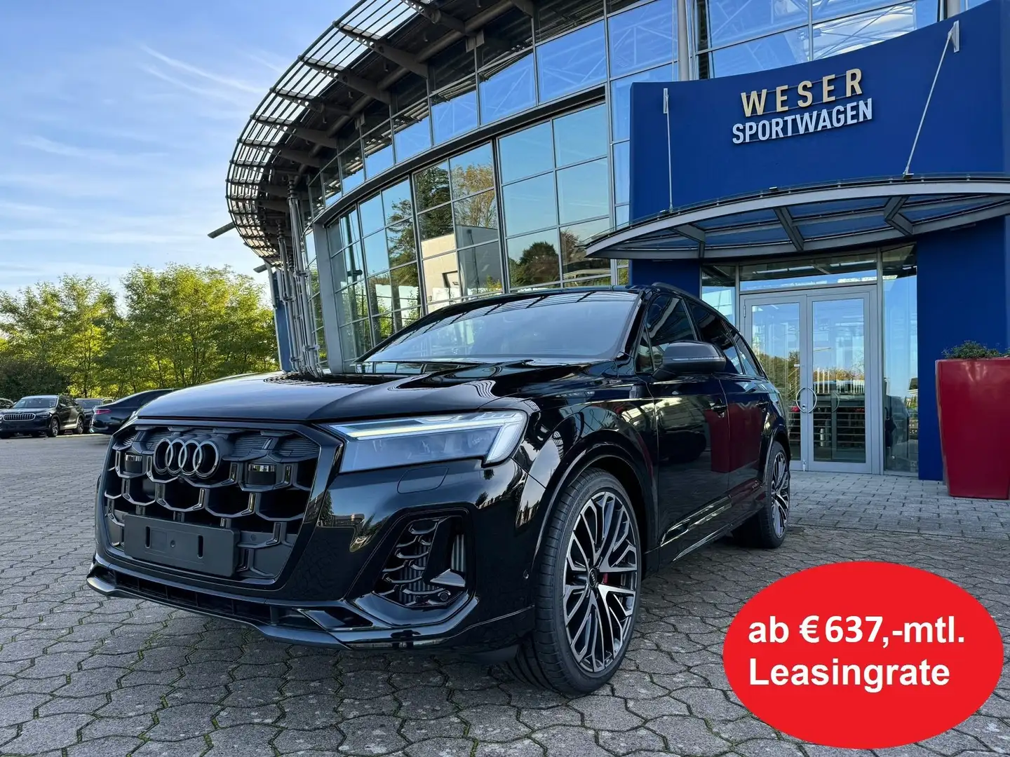 Audi SQ7 4.0 TFSI Quattro *NEW* Carbon/Pano/Allradlenkung Negro - 1
