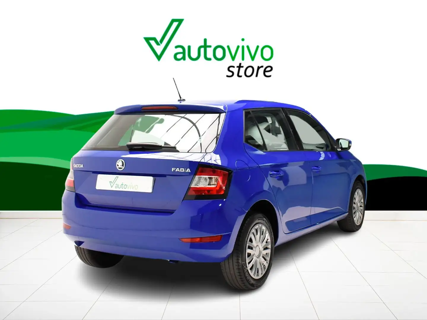 Skoda Fabia AMBITION 1.0 MPI 75 CV 5P Blau - 2