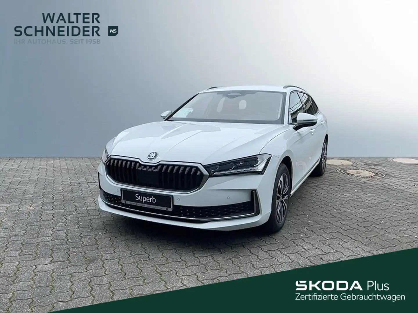 Skoda Superb Combi 1,5 TSI mHEV 150 PS Selection ACC A Weiß - 1