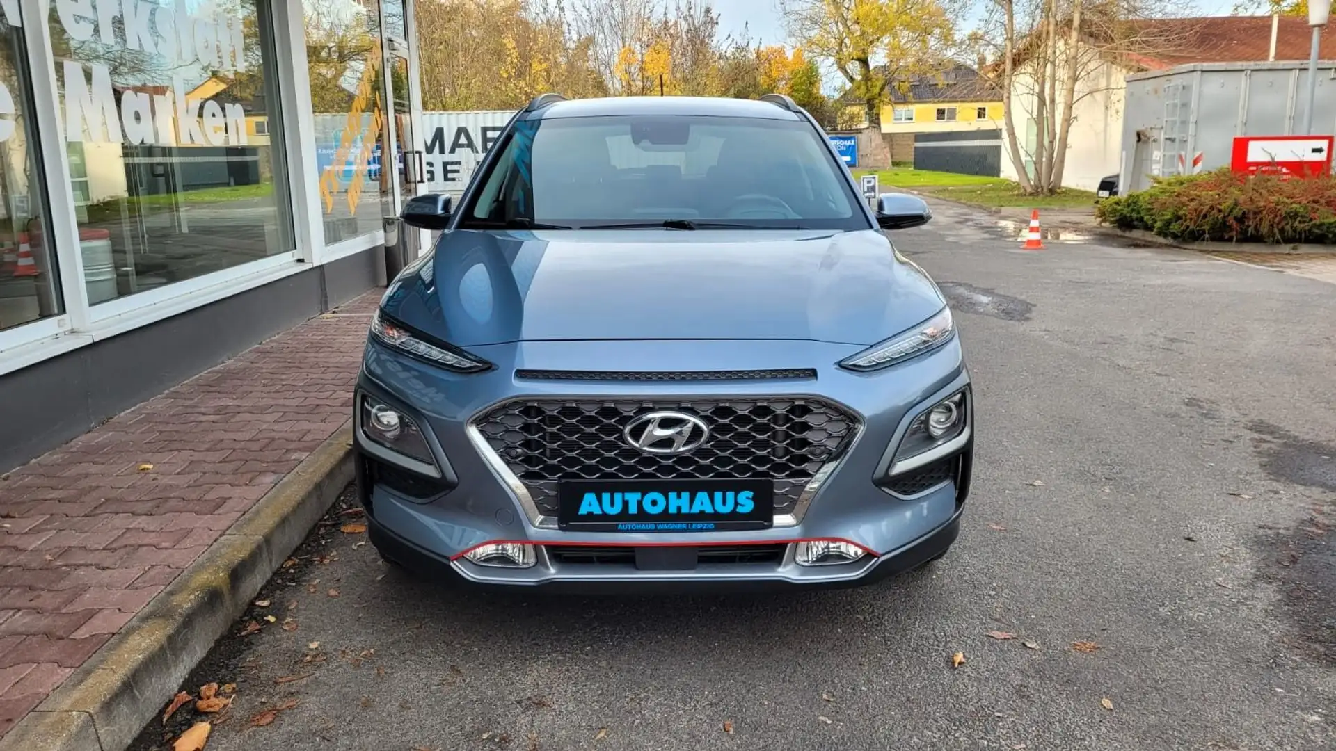 Hyundai KONA 1,6 T-GDI DCT 4WD Premium* SHZ*App*HUD Argent - 2