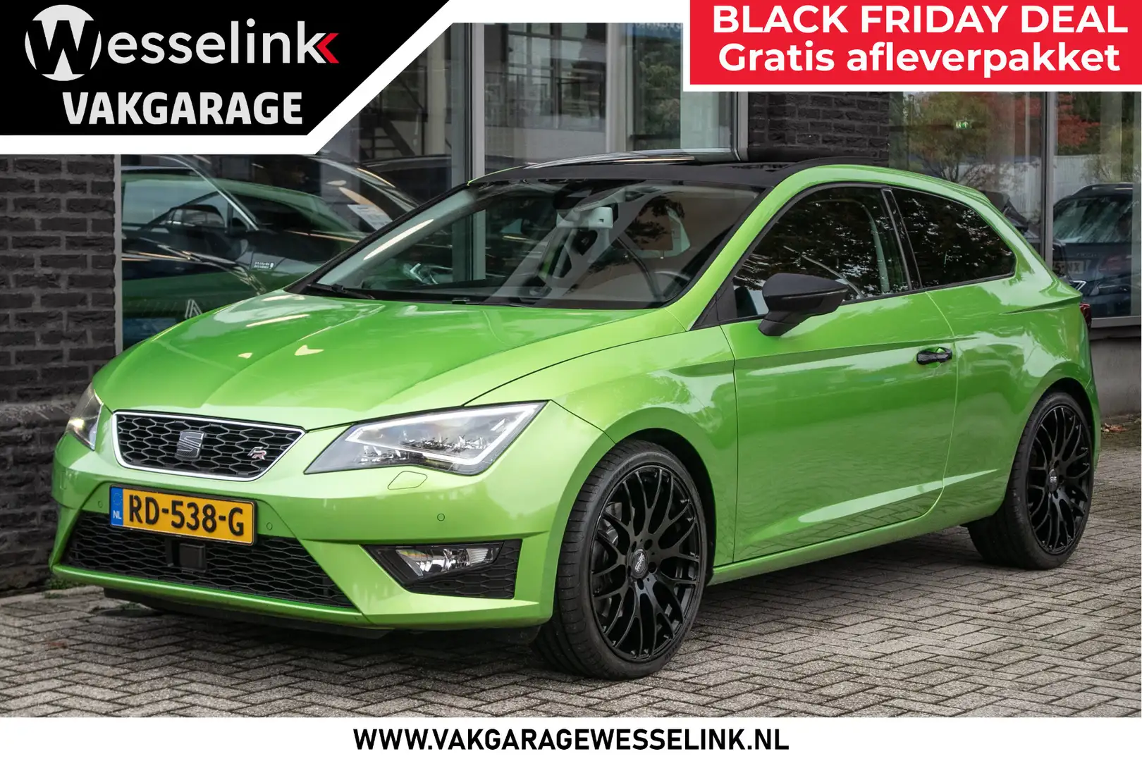 SEAT Leon SC 1.8 TSI FR - Seat Sound | Schuif/ -kanteldak | Grün - 1