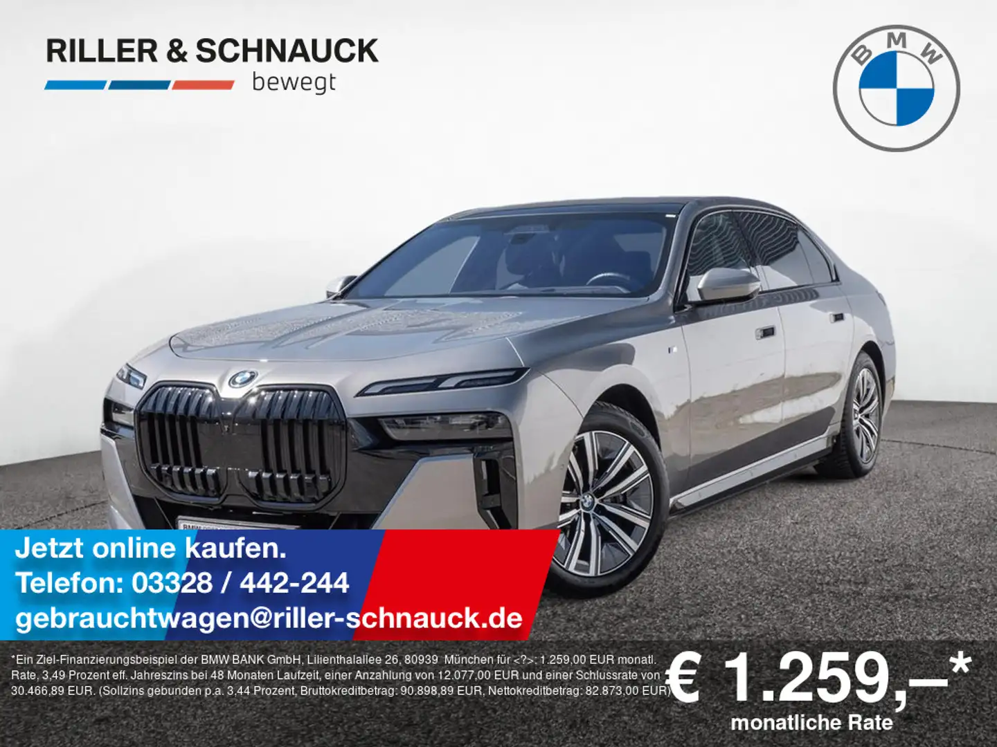 BMW i7 xDrive 60 M-Sport Pro TV+LOUNGE SEATING Grau - 1