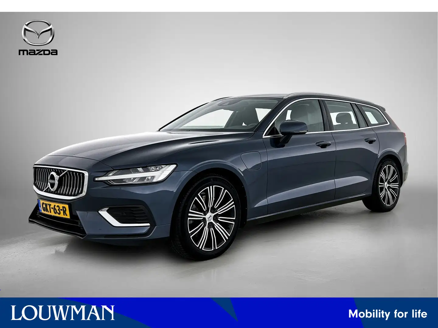 Volvo V60 2.0 T6 Recharge AWD R-Design / Navigatie / Elec. a Bleu - 1