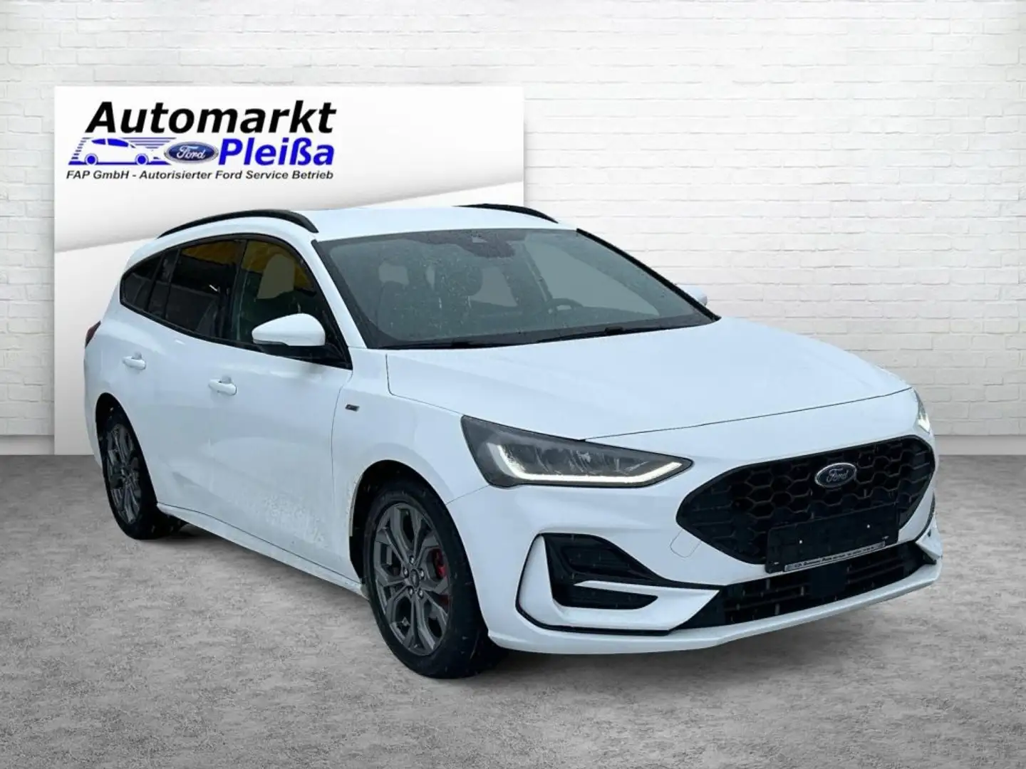 Ford Focus Turnier 1.0 EcoBoost Hybrid ST-LINE DESIGN Blanc - 2