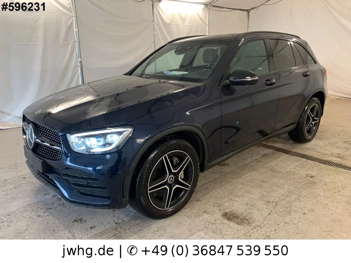 Mercedes-Benz GLC 300 d AMG Line Virtual HeadUp Pano 360° Dist Bleu - 1