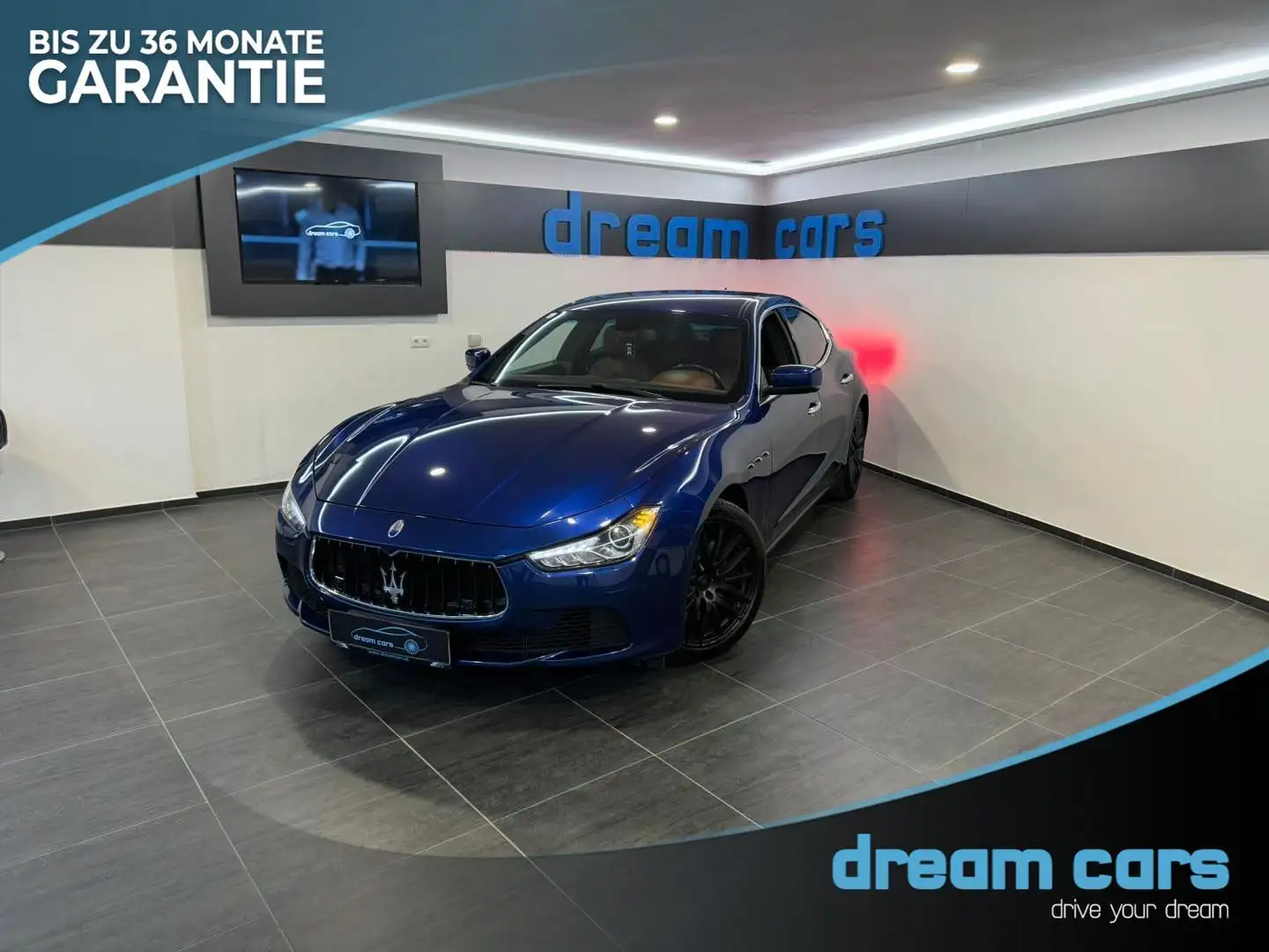 Maserati Ghibli Ghibli 3.0 V6 Diesel GranLusso Diesel / Soundmodu Blau - 1