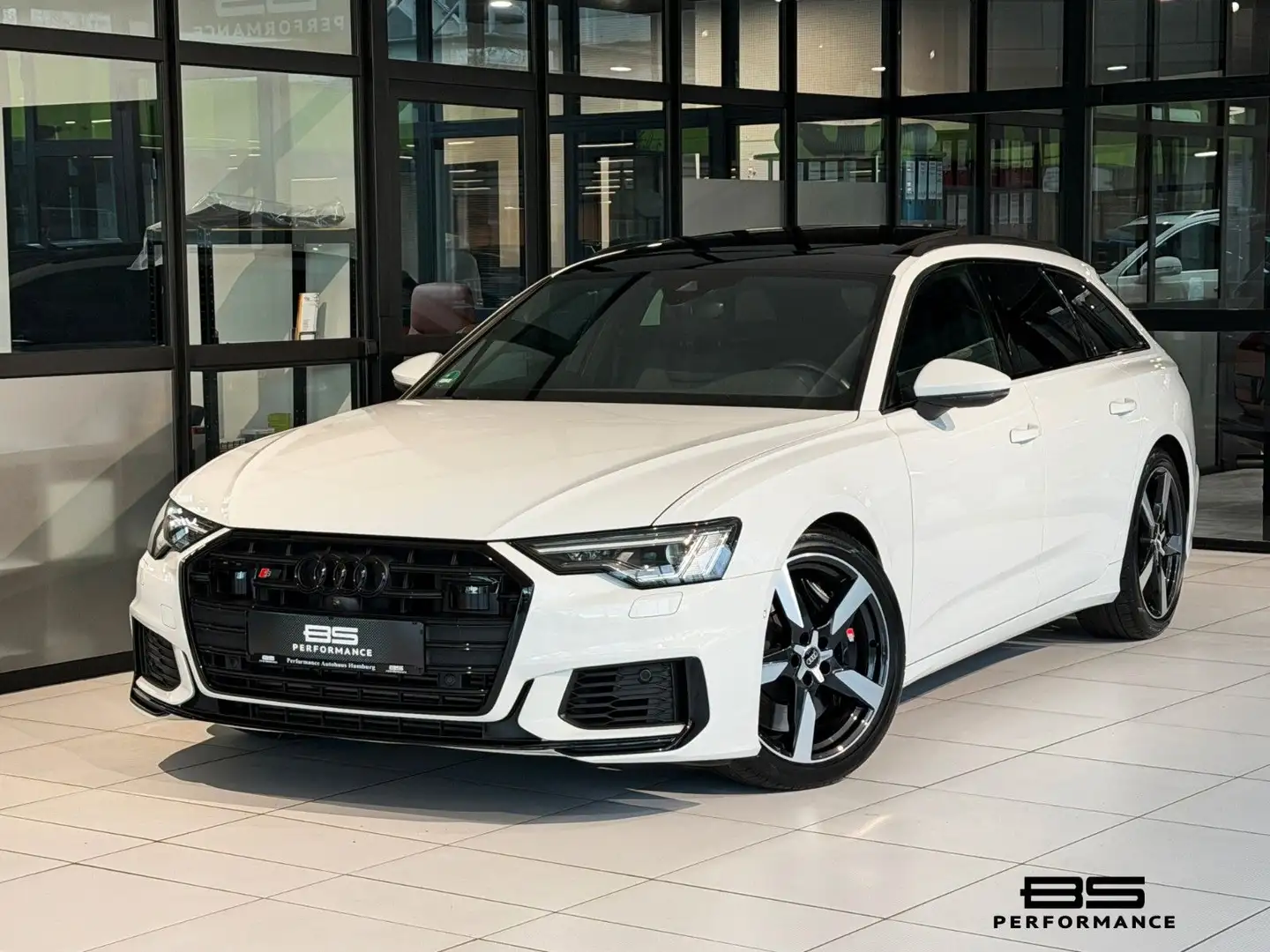 Audi S6 AVANT 3.0 TDI |MATRIX|ACC|PANO|360°|B&O|BLACK Weiß - 1