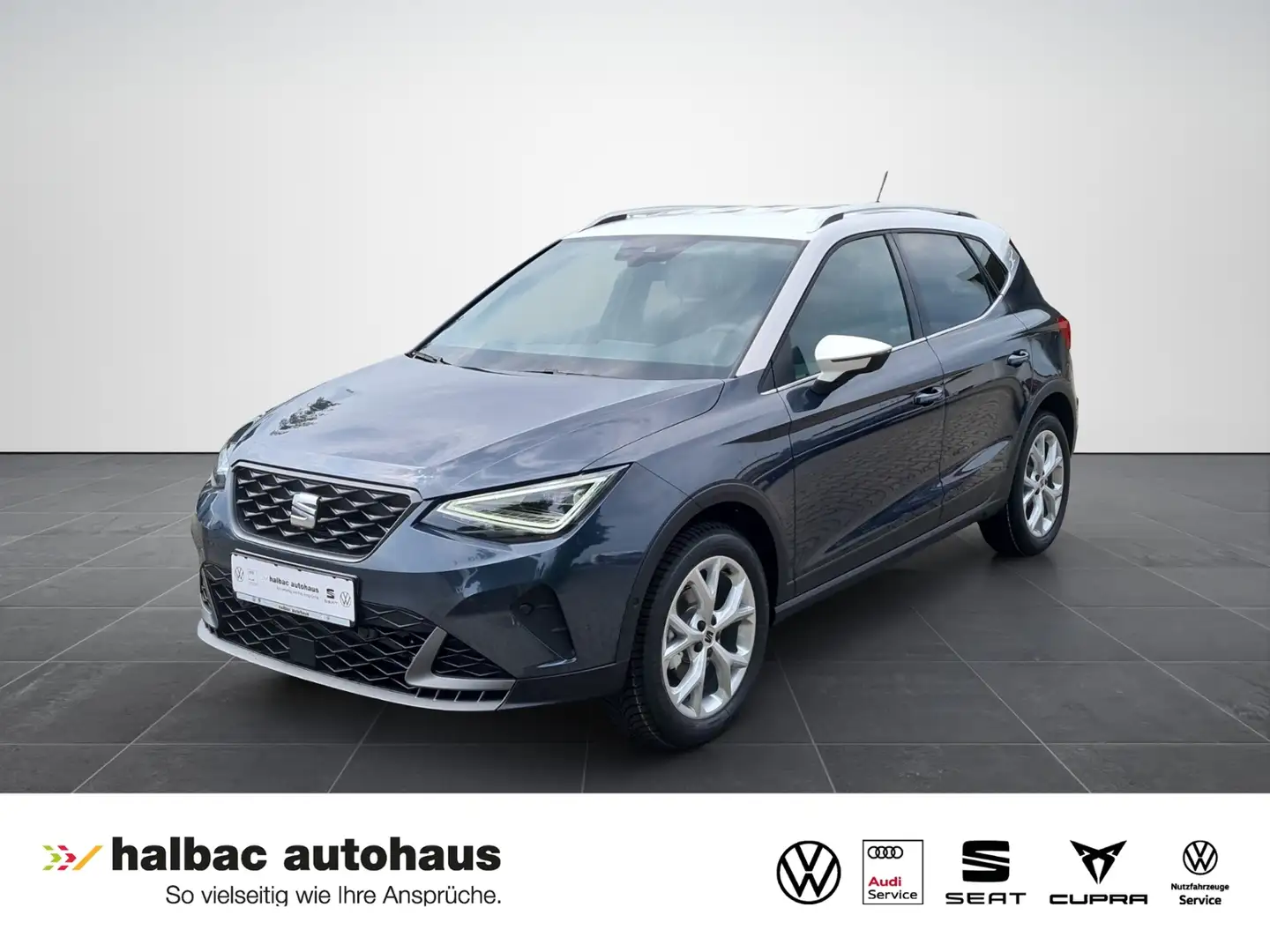 SEAT Arona 1.5 TSI DSG FR+NAVI+PDC+SHZ+VOLLLED+VIRTUALCOCK Grau - 1