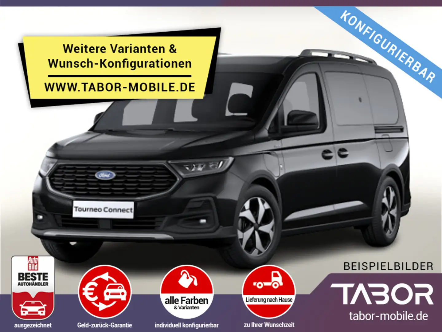 Ford Tourneo Connect Grand  PHEV 150 Active Pano ACC Weiß - 1