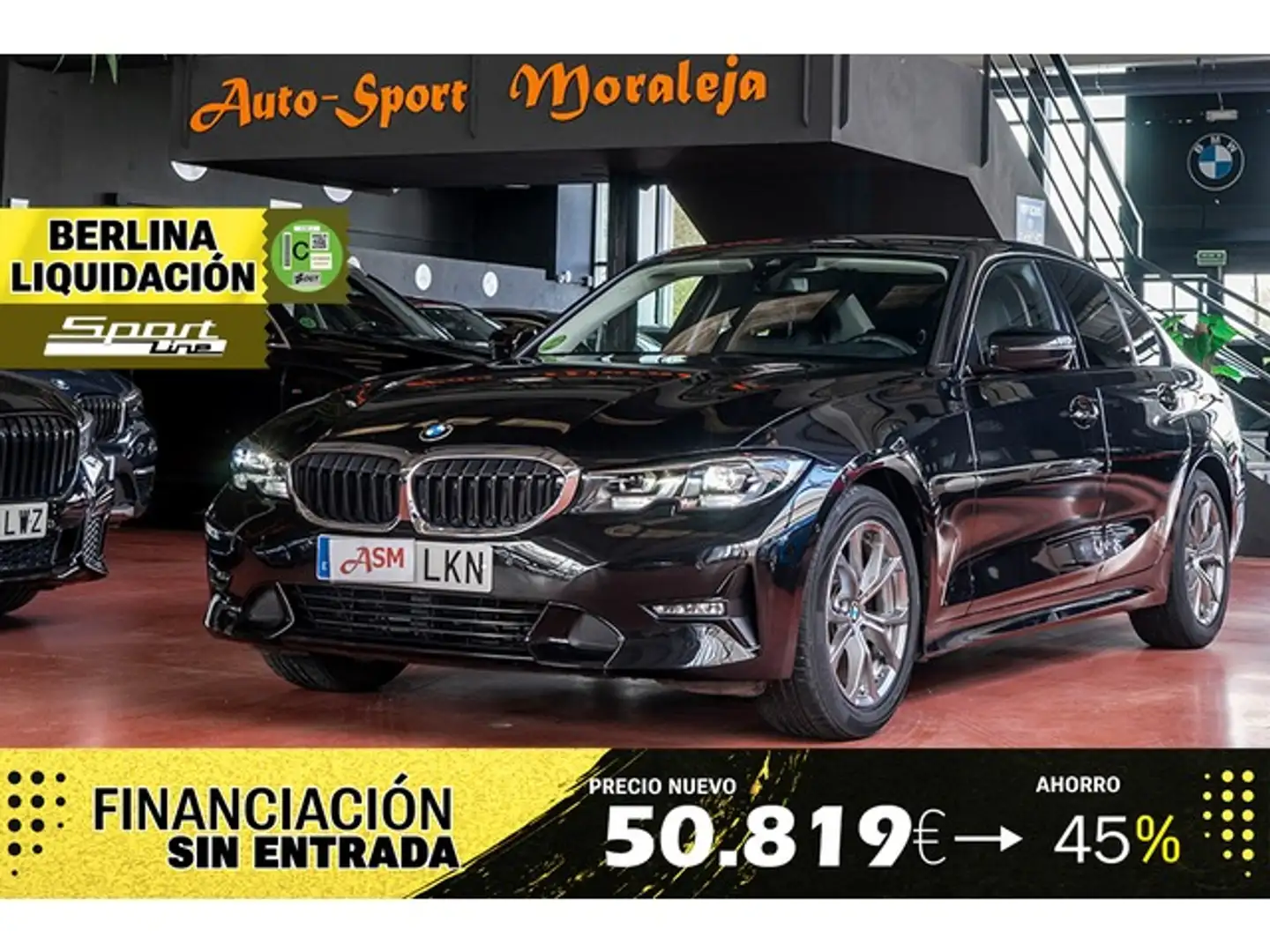 BMW 318 318d Noir - 1