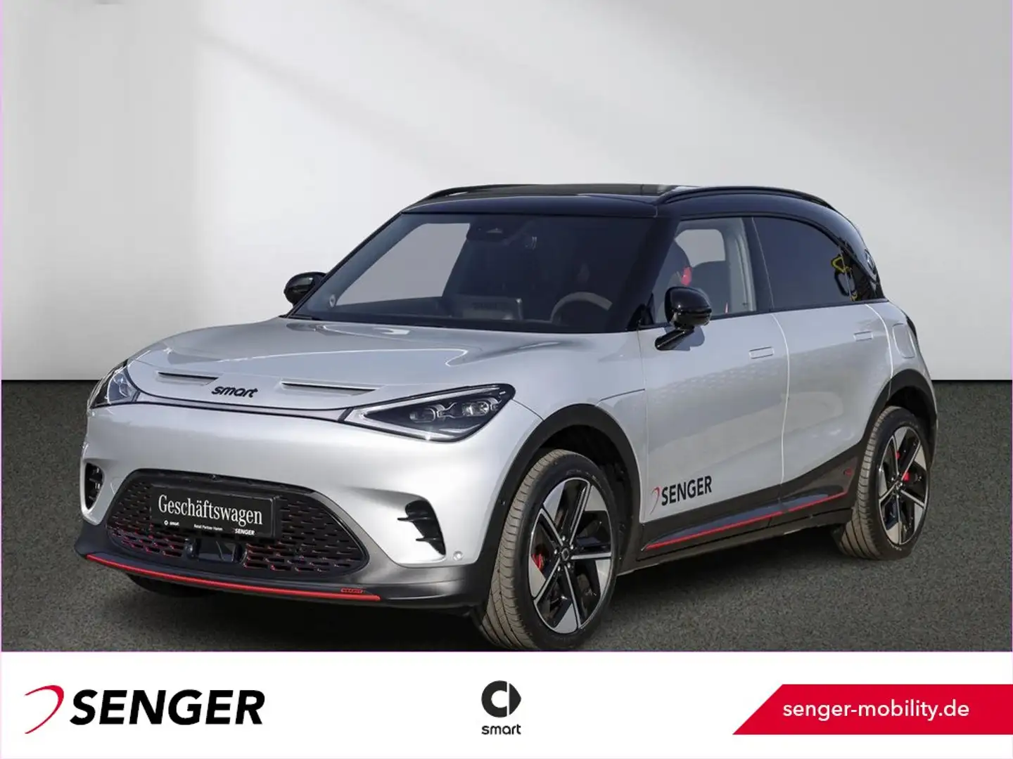 smart #1 BRABUS Panorama Head-Up LED Head-Up Carplay Plateado - 1