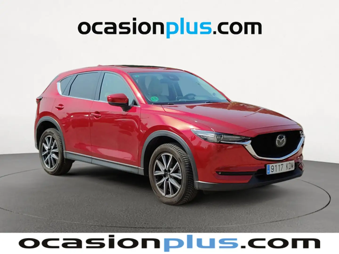 Mazda CX-5 2.5 Zenith Cruise+Roof+White Leather 4WD Aut. 143k Rojo - 2