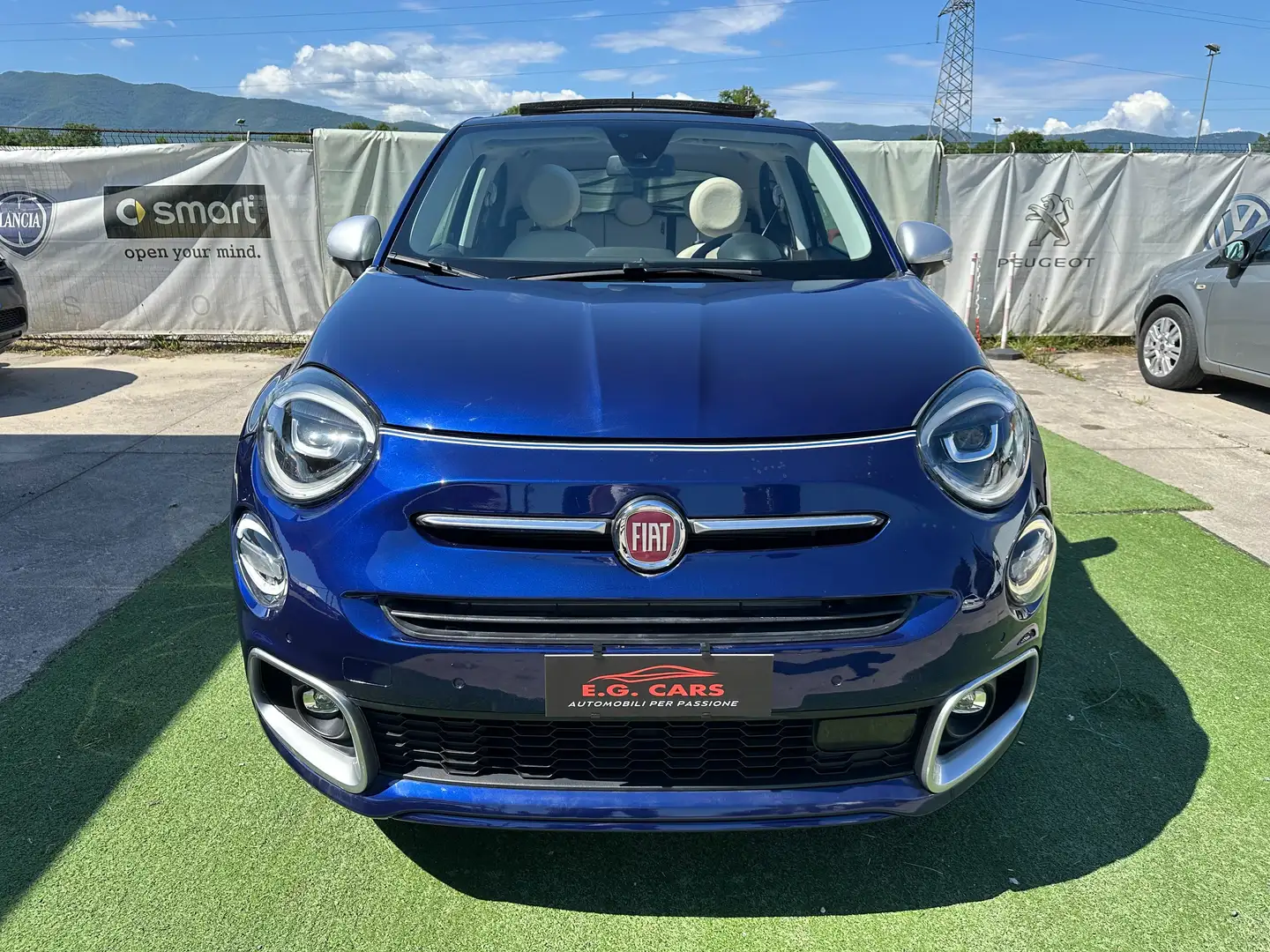 Fiat 500X 1.3*YACHT CLUB CAPRI*150CV*AUT*NAVI*CABRIO*LED* Bleu - 2