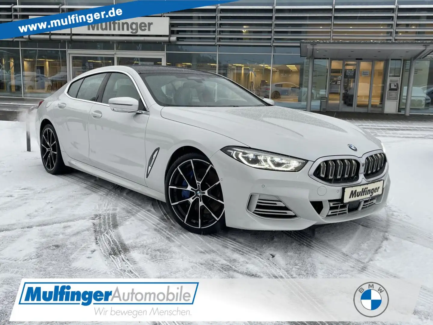 BMW 840 i GC xDr. M Sport Standh.PanoD.Laser Sitzbel Blanc - 1
