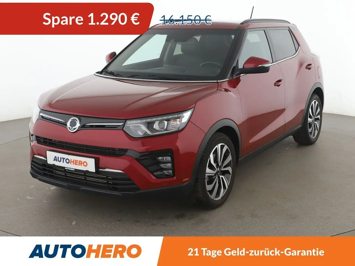 SsangYong Tivoli 1.5 T-GDI Onyx 4x2*NAVI*TEMPO*CAM*PDC*SHZ* Rot - 1