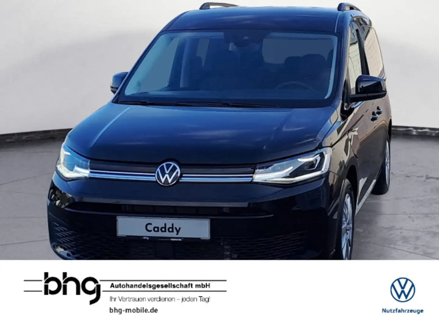 Volkswagen Caddy Life 5-Sitzer 1,5 l eHybrid OPF EU6 Fronta Zwart - 1
