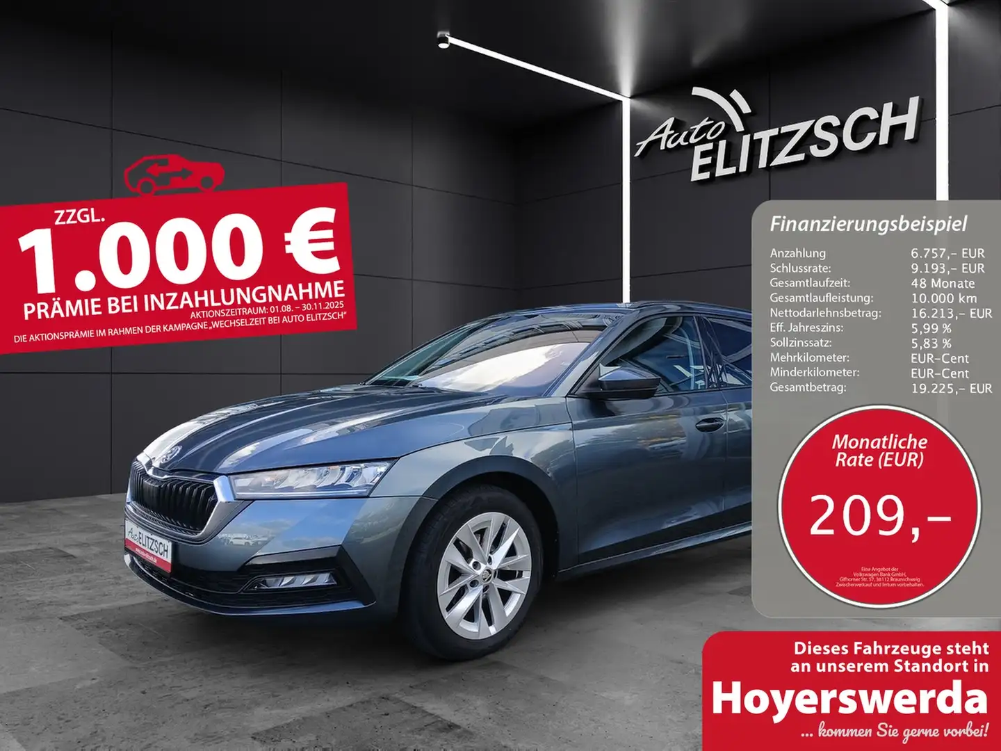 Skoda Octavia Combi TSI Ambition LED Navi PDC SH LM Grau - 1