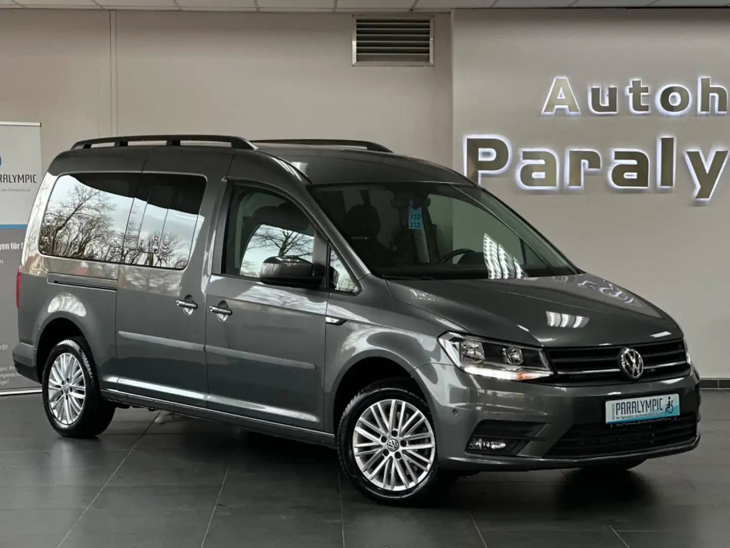 Volkswagen Caddy Maxi 2.0 TDI DSG Behindertengerecht-Rampe Gris - 2